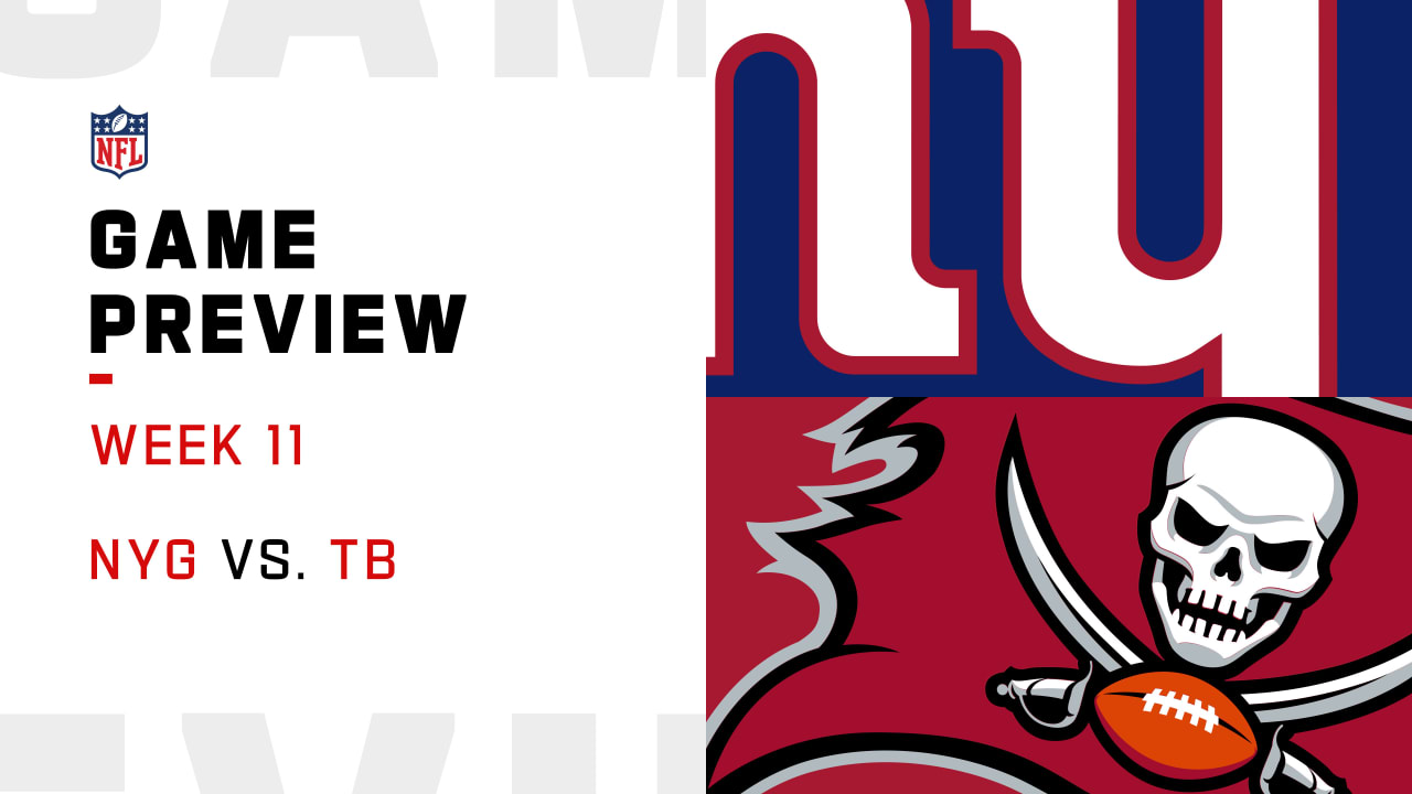 New York Giants Vs. Tampa Bay Buccaneers Preview | Week 11