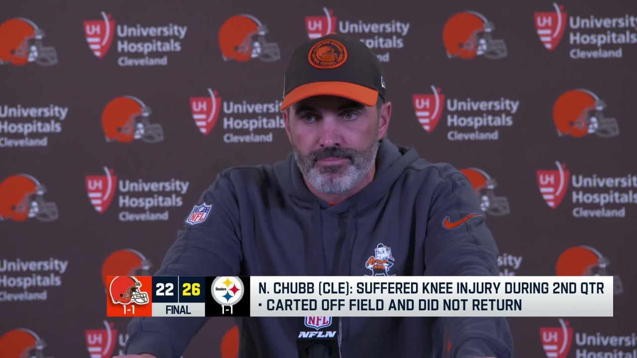 WATCH: Browns coach Kevin Stefanski confirms RB Nick Chubb out for season