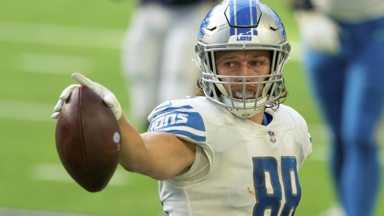 Lions TE T.J. Hockenson: 'I know my ceiling is high