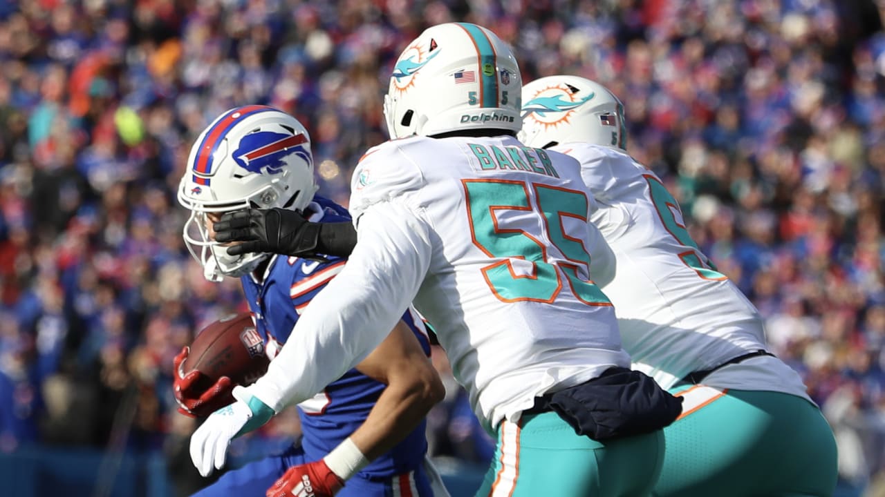 Miami Dolphins - During the first half, Jerome Baker