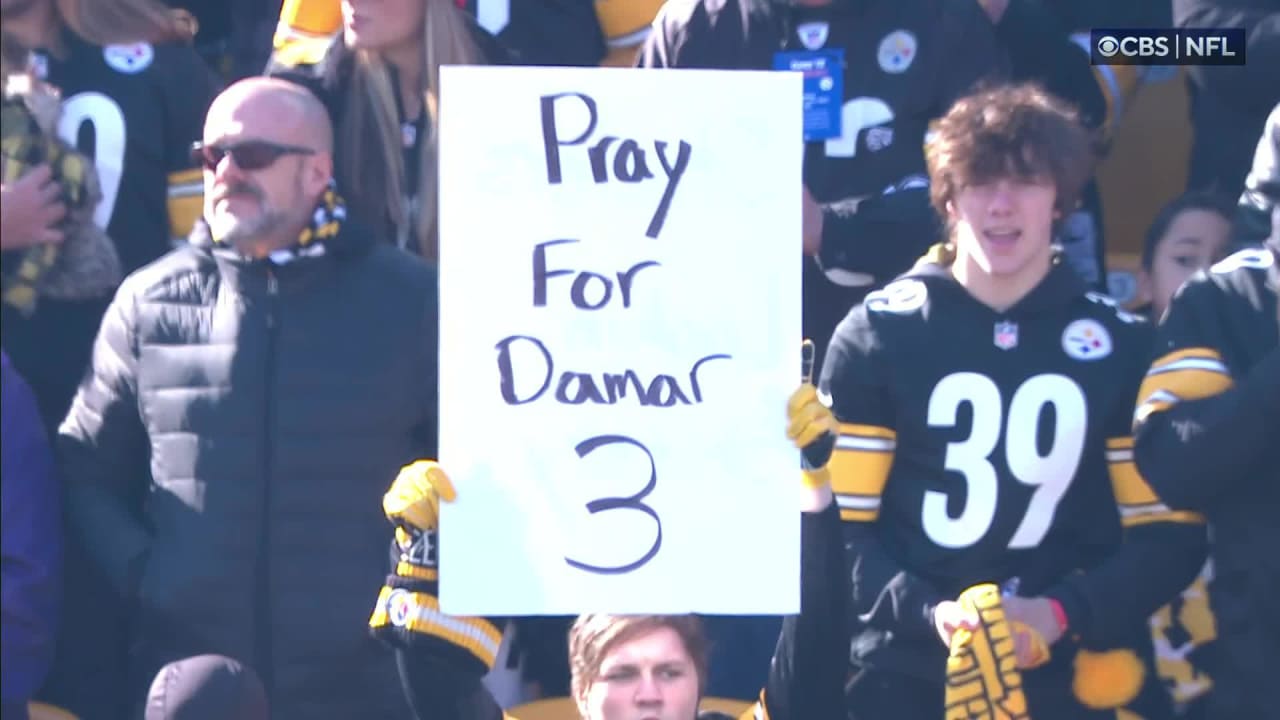 Browns-Steelers honor Damar Hamlin pregame with moment of support