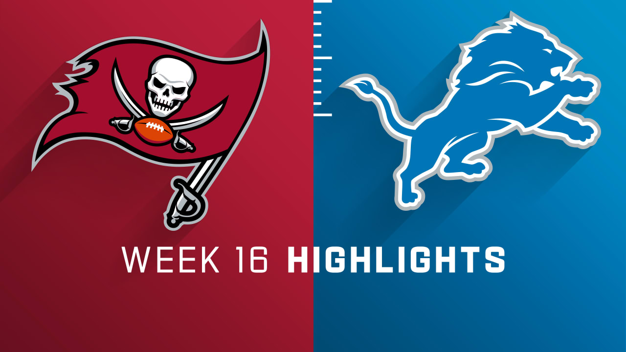 Tampa Bay Buccaneers vs. Detroit Lions highlights