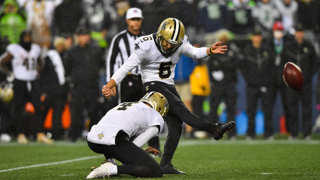 New Orleans Saints kicker Brian Johnson's 33yard FG puts Saints on top