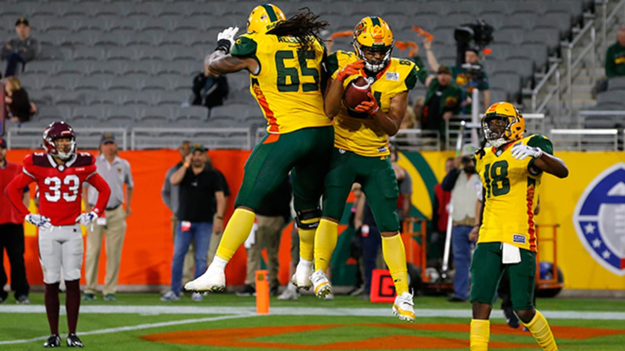 Arizona Hotshots tight end Thomas Duarte hauls in his first Alliance of ...