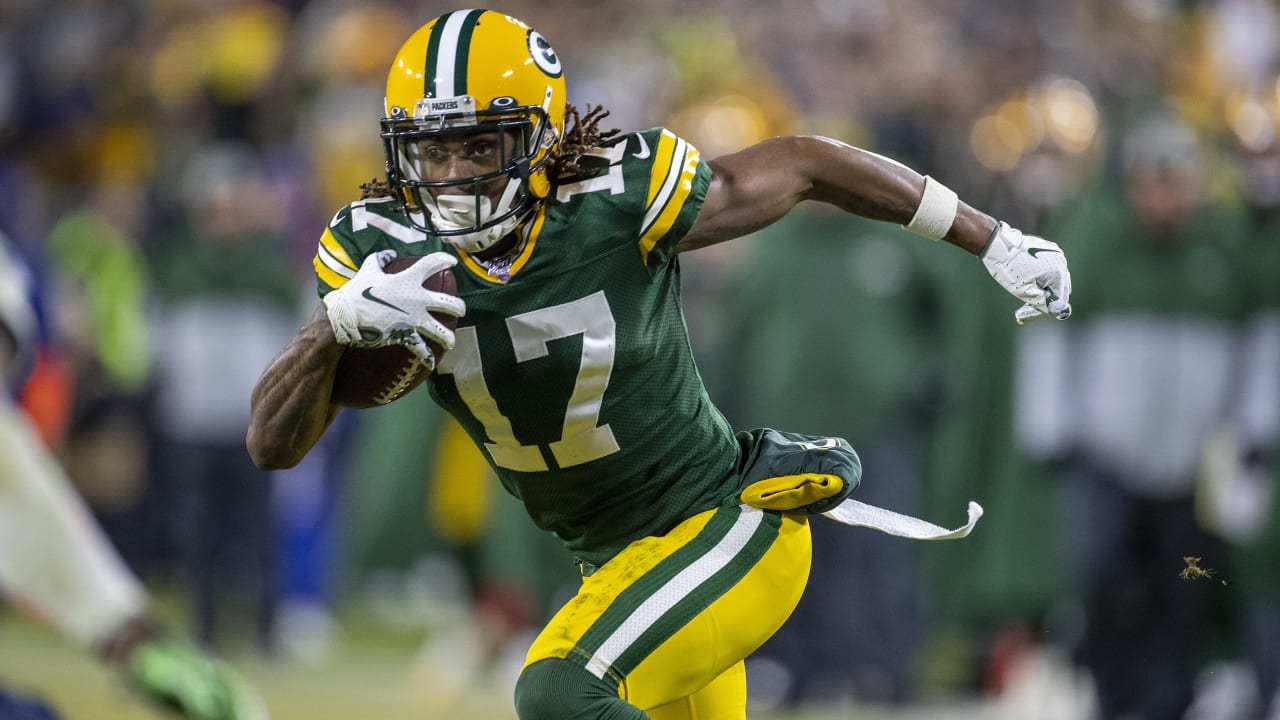 September 24, 2017: Green Bay Packers wide receiver Davante Adams #17 walks  off the field after the NFL Football game between the Cincinnati Bengals  and the Green Bay Packers at Lambeau Field