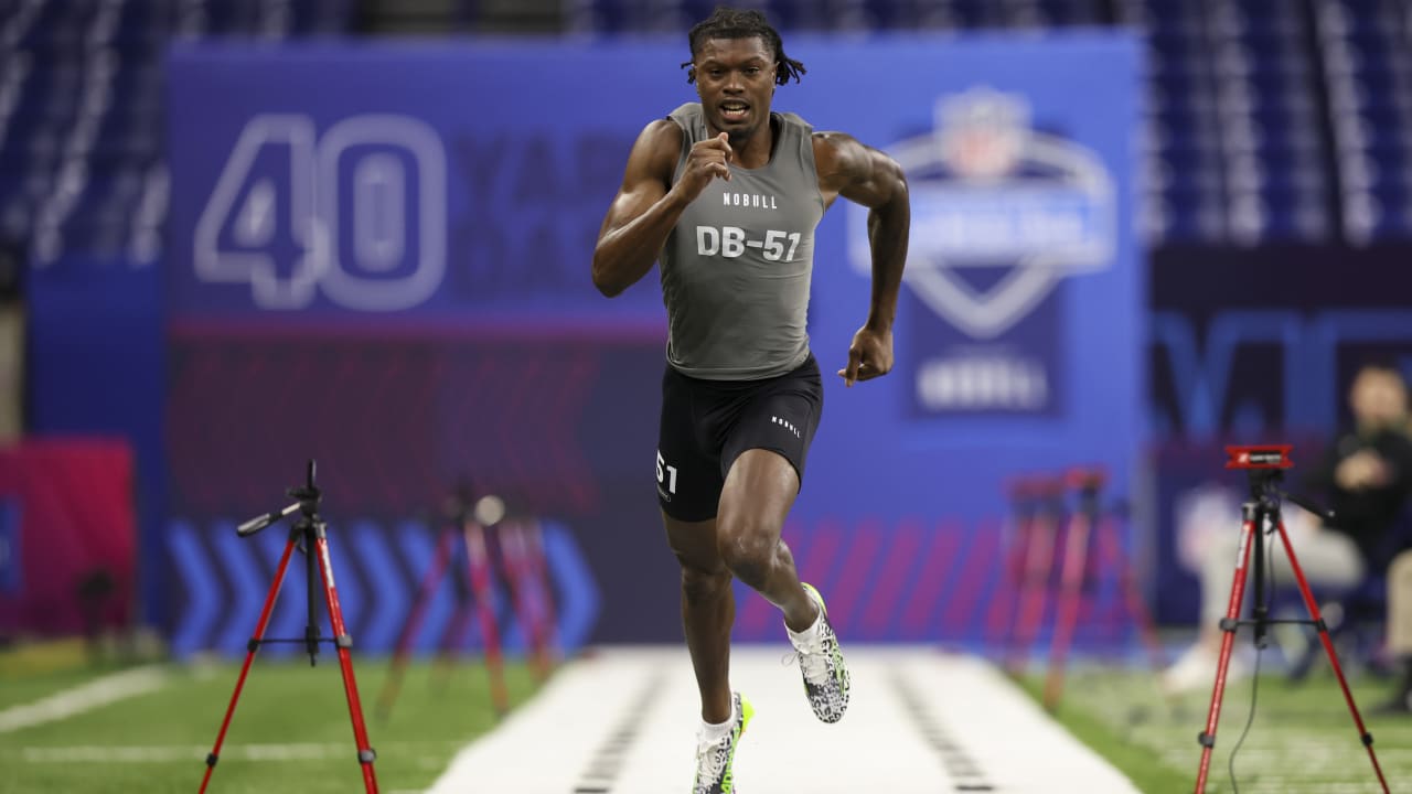 Safety Tyreque Jones runs official 4.52-second 40-yard dash at 2023 NFL ...