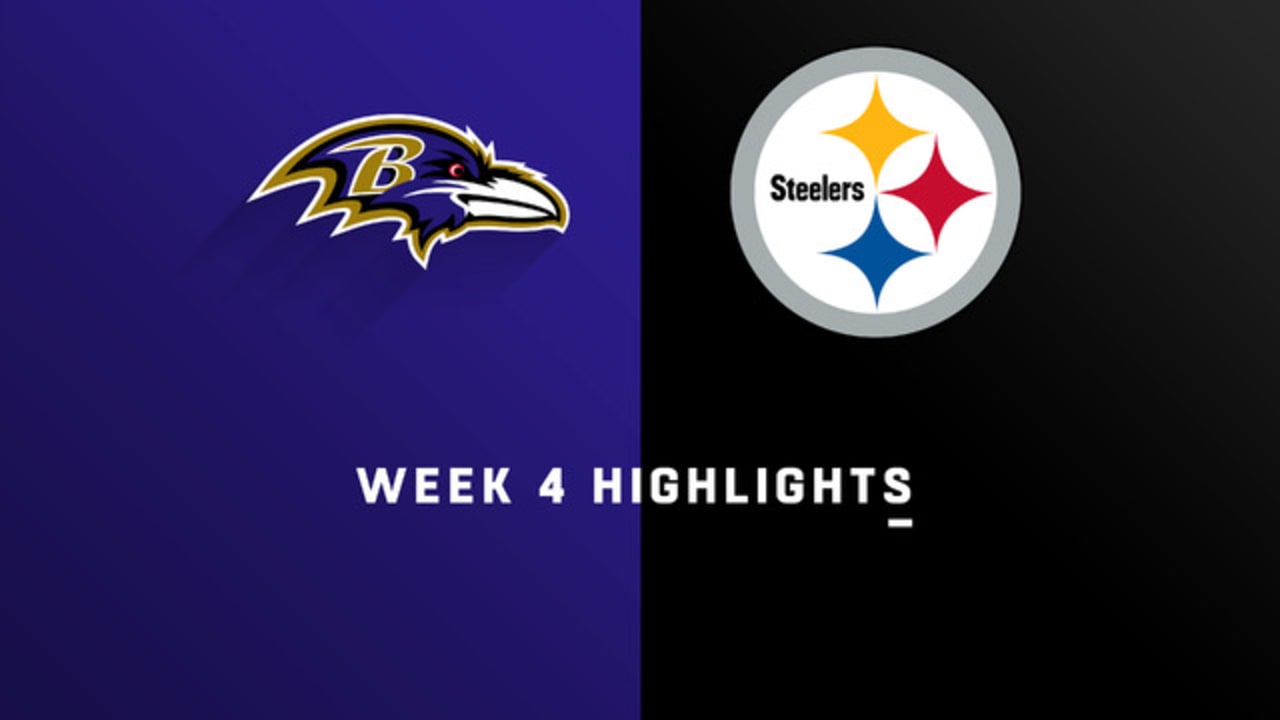 Ravens vs. Steelers highlights Week 4