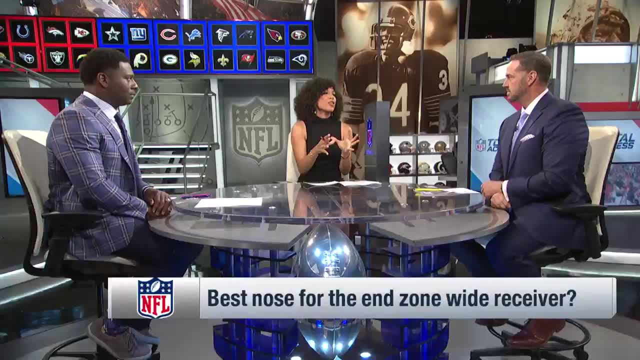 NFL Network's Shaun O'Hara reveals top red-zone wide receiver in NFL