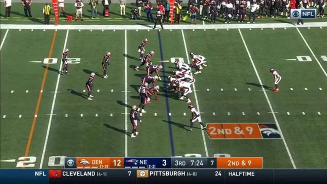 Denver Broncos quarterback Drew Lock unloads cross-body dime to wide ...