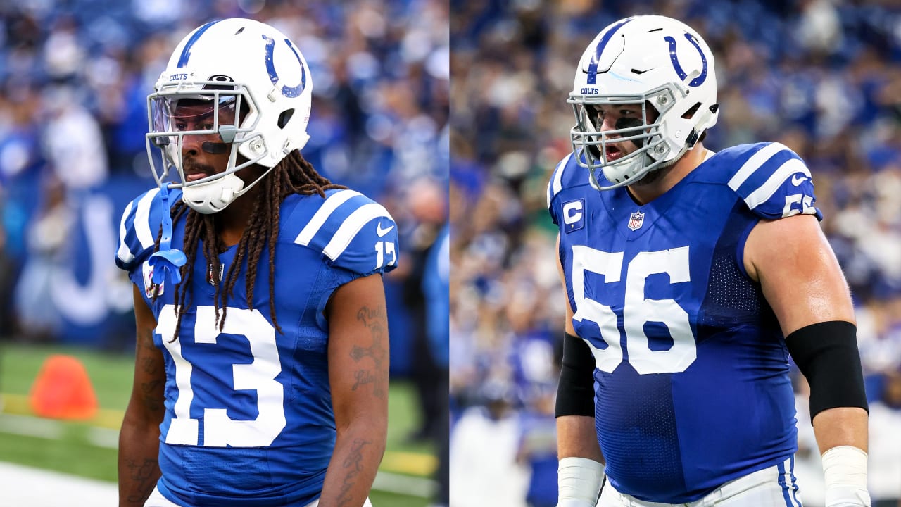 What is Indianapolis13 T. Y. Hilton 56 Quenton Nelson Colts