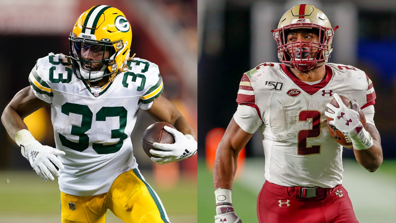 Aaron Jones: Packers drafting AJ Dillon is going to 'raise my game'