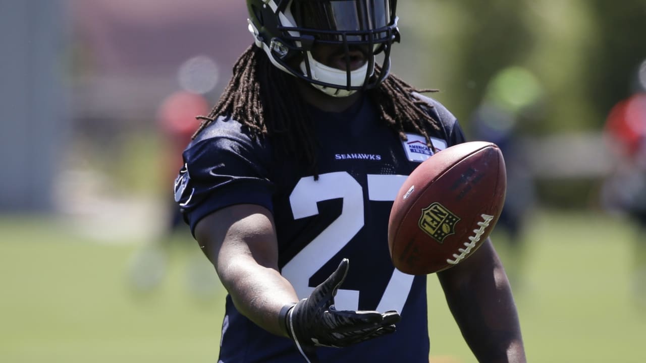Running Back Eddie Lacy Works Out for Baltimore Ravens