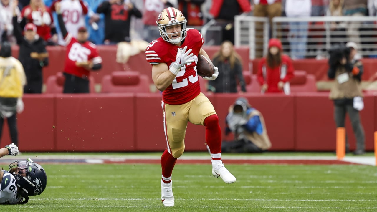 Christian McCaffrey is 'Speechless' Following 49ers Divisional Round Win