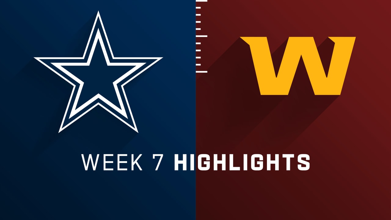 Watch highlights from the Week 7 matchup between the Dallas Cowboys and