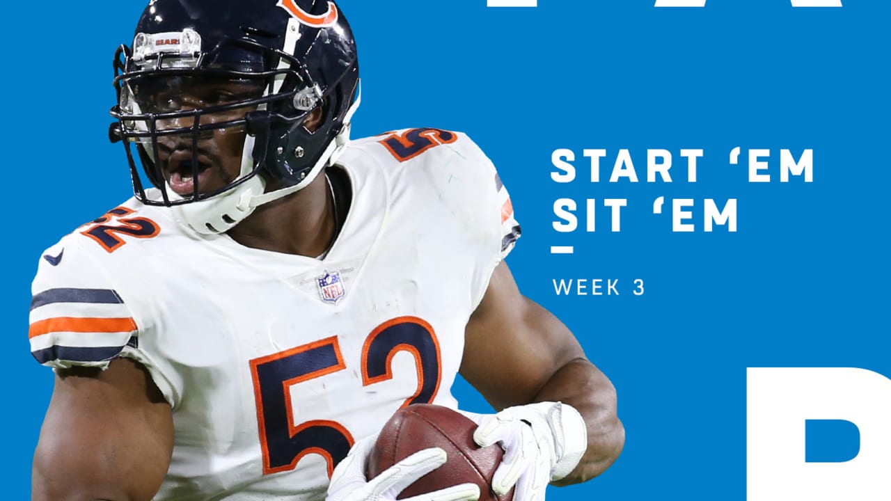 Start em sit em week outlet 3