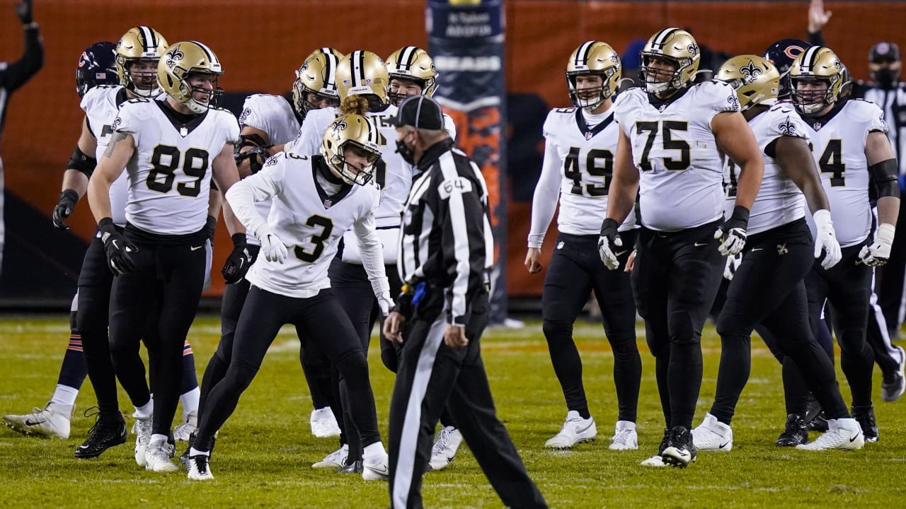 New Orleans Saints kicker Wil Lutz drills 35yard FG to give Saints