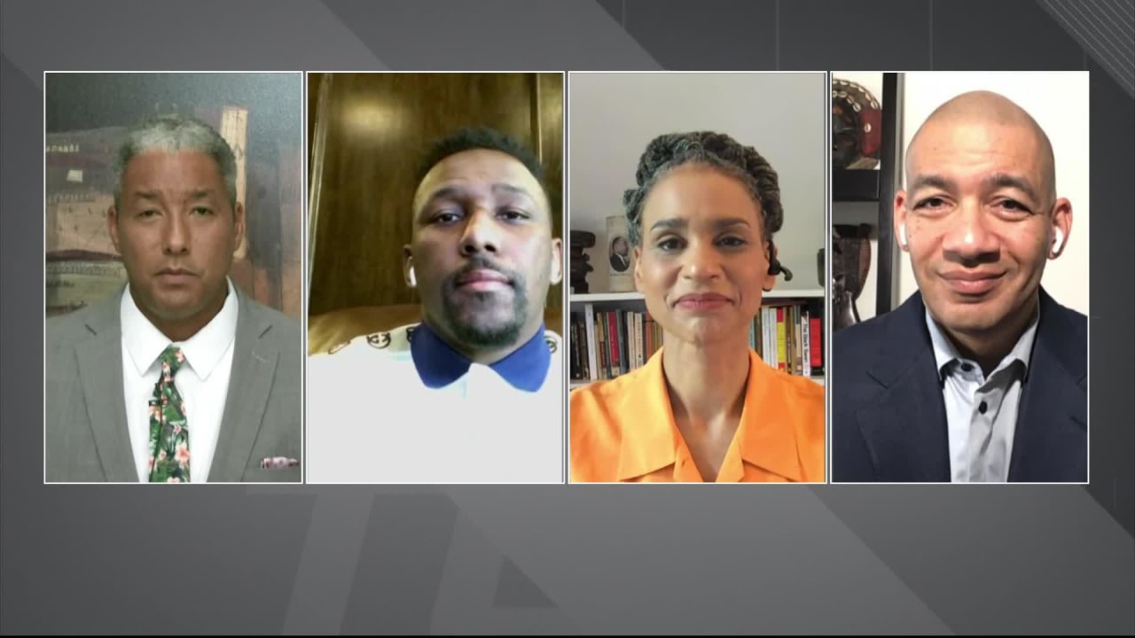 Steve Wyche, Thomas Davis Sr., Maya Wiley, J.A. Adande: Difficult conversations black families ...