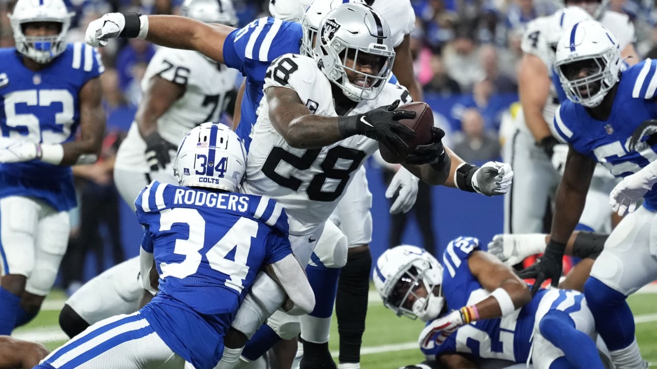 Las Vegas Raiders Running Back Josh Jacobs Caps Off 14-play Opening ...