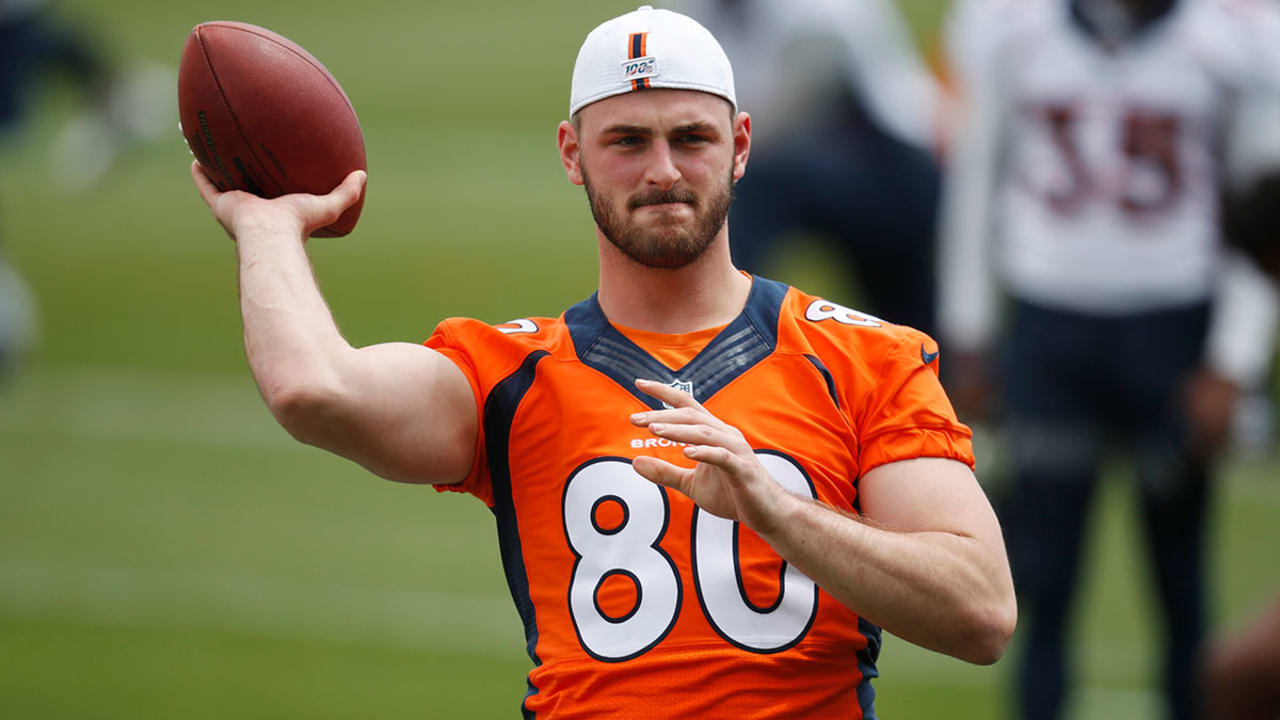 Broncos TE Jake Butt will 'slowly work' back at camp