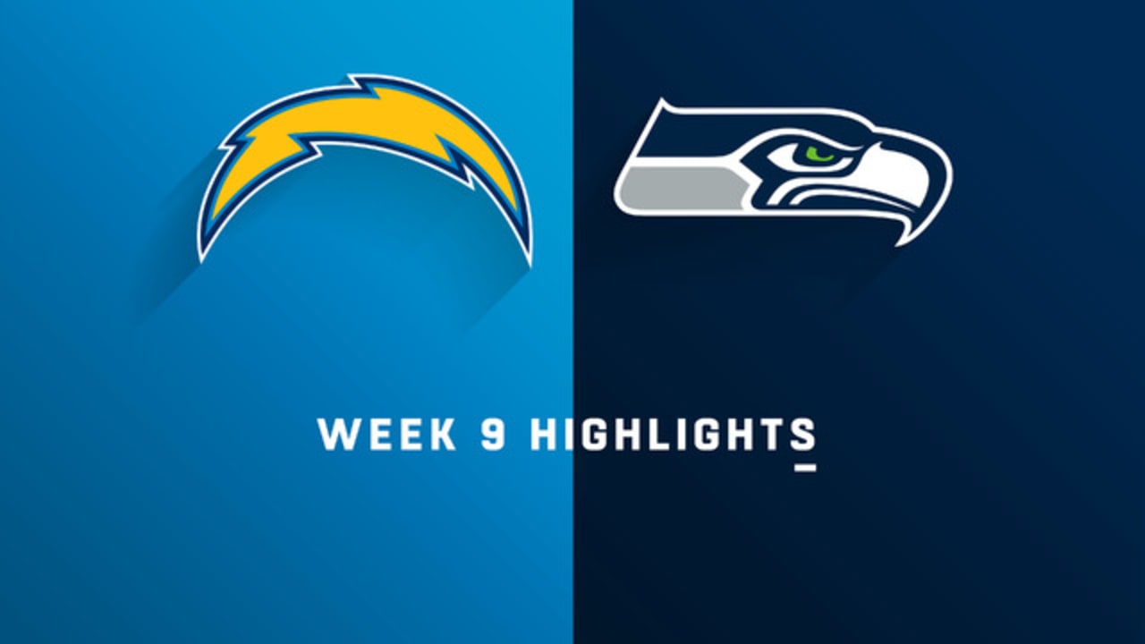 Chargers Vs. Seahawks Highlights | Week 9