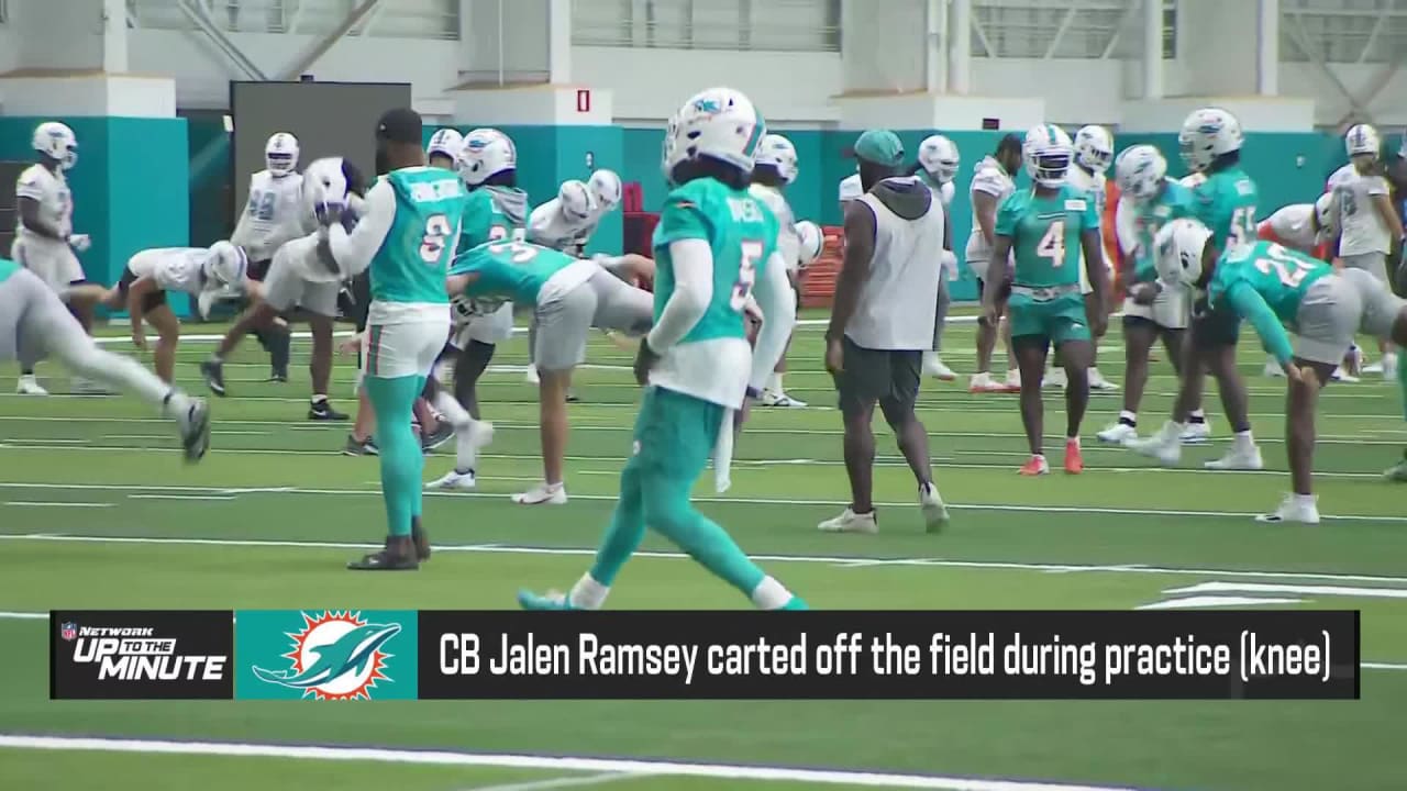 Miami Dolphins Cornerback Jalen Ramsey Carted Off the Field