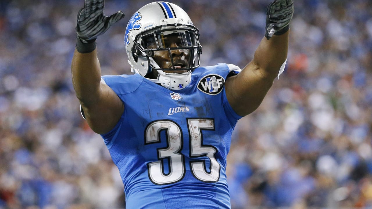 Detroit Lions tight end Joseph Fauria (80), defended by Chicago