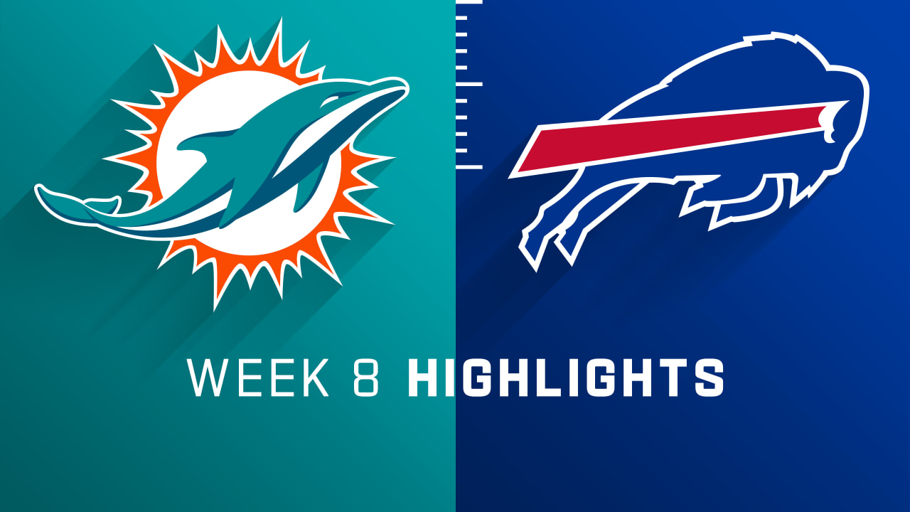 Buffalo Bills vs Miami Dolphins Week 8 NFL 2021