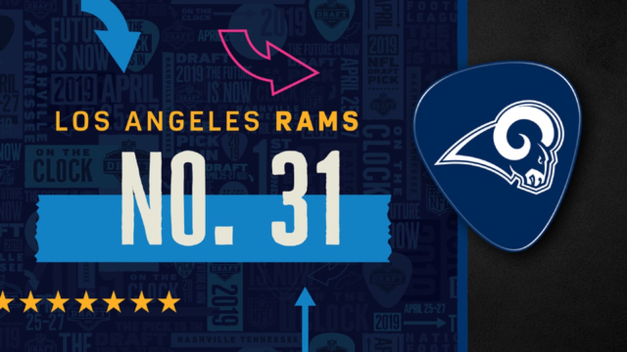Los Angeles Rams pick No. 31 Mock Draft Live