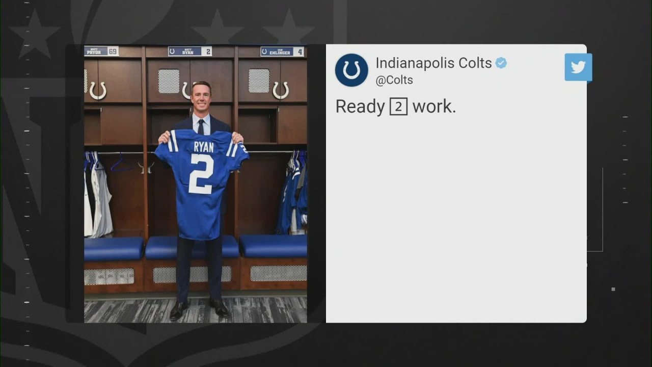 Indianapolis Colts quarterback Matt Ryan wears a Medal of Honor