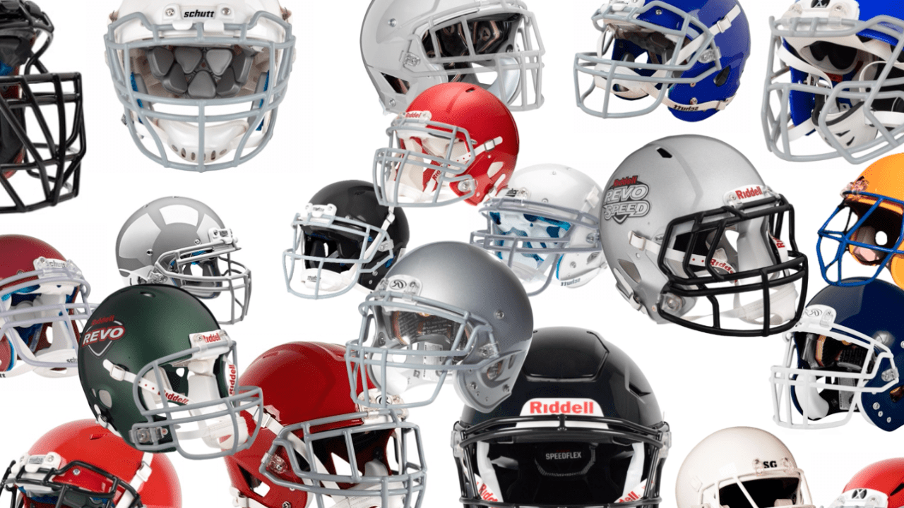 real nfl football helmets