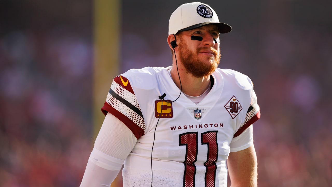 Commanders release quarterback Carson Wentz