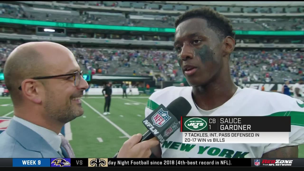 New York Jets cornerback Sauce Gardner shares thoughts on Jets' 2017