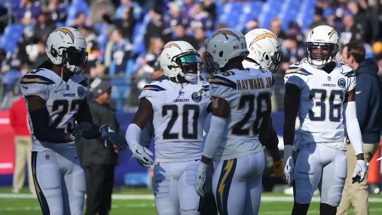 Chargers dance during pregame warm ups