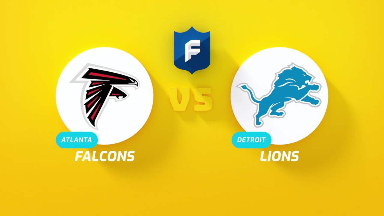Players to start from Falcons-Lions matchup