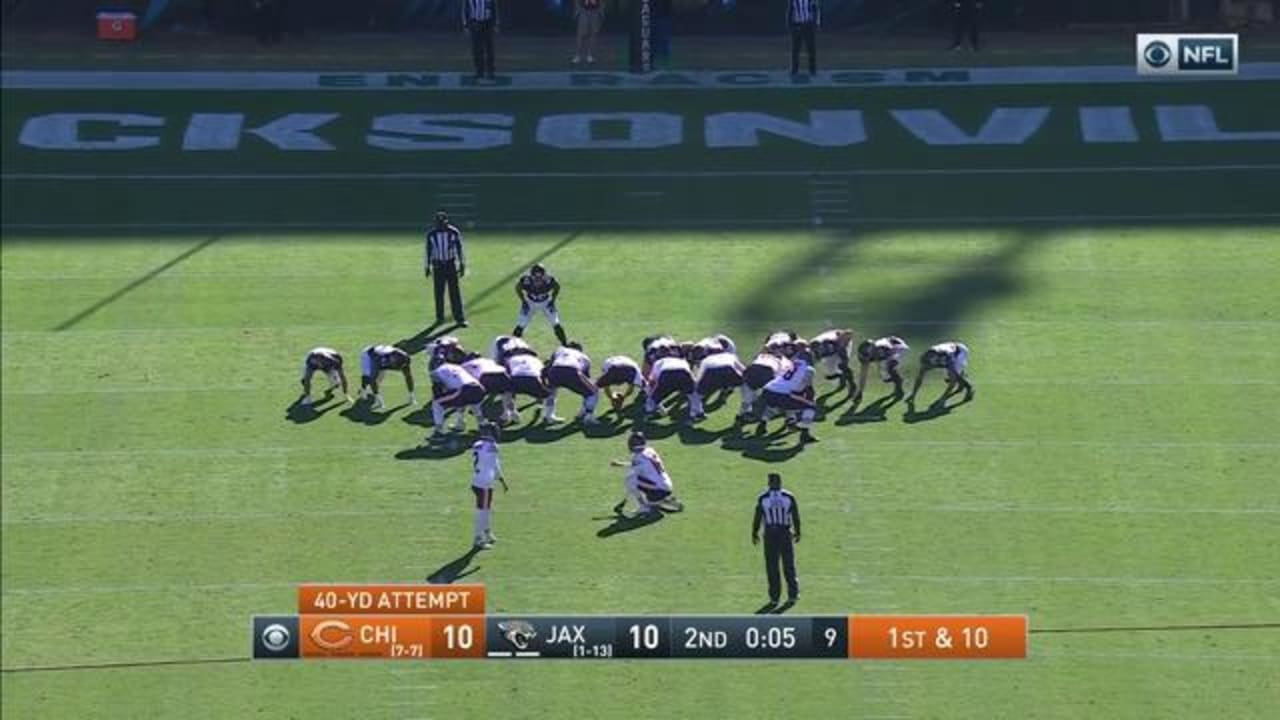 Chicago Bears Kicker Cairo Santos Hits Yard Fg To Give Bears The Lead At Halftime