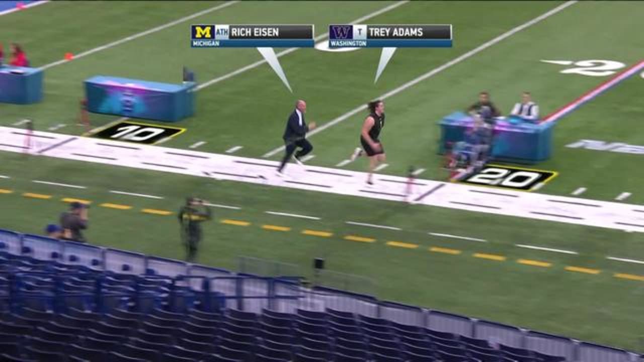 Rich Eisen compares his 40-yard dash with DK Metcalf's following