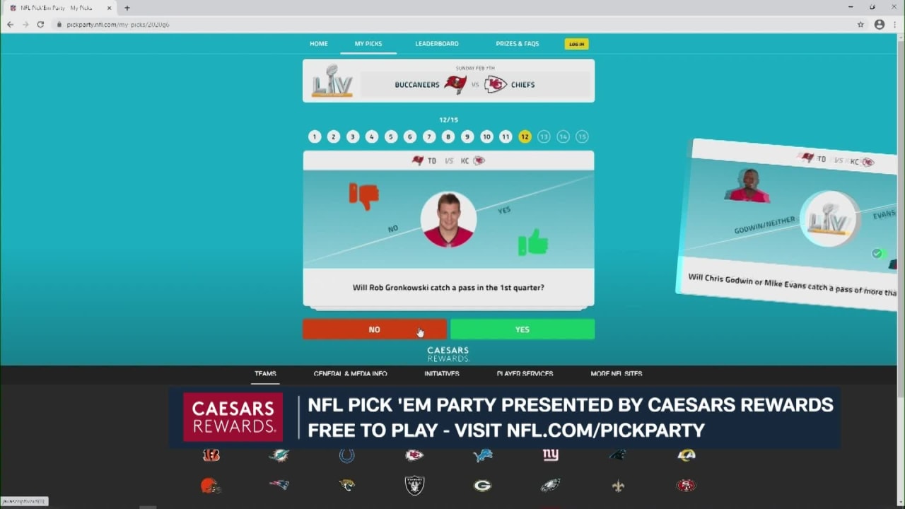 NFL Pick 'Em Party presented by Caesars Rewards