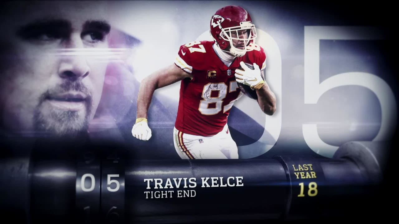 Top 100 Players Of 2021 Kansas City Chiefs Tight End Travis Kelce No 5