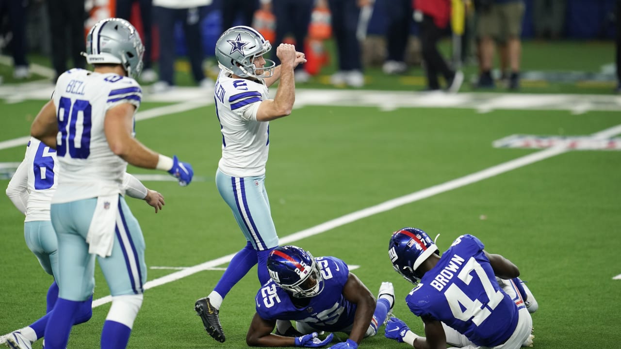 Dallas Cowboys kicker Greg Zuerlein's hooking 34yard field goal gives