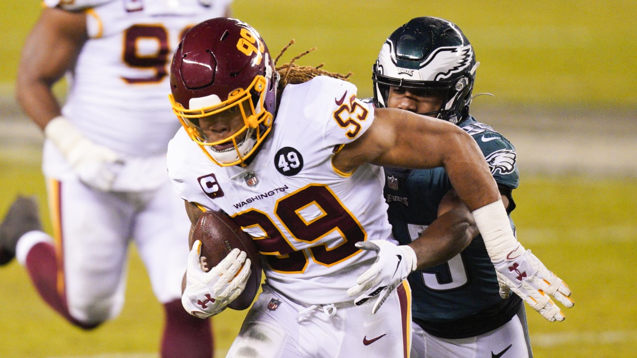 Washington Football Team defensive end Chase Young scoops Eagles ...