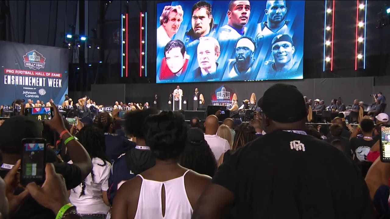 Former New England Patriots cornerback Ty Law's Hall of Fame speech