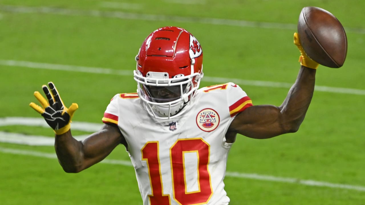 Kansas City Chiefs wide receiver Tyreek Hill's fifth catch of the drive