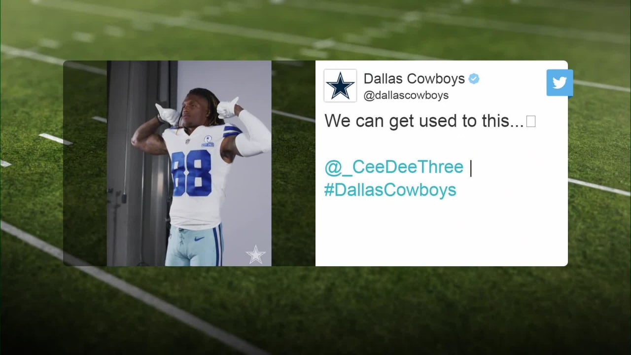 You have to see CeeDee Lamb in a Dallas Cowboys No. 88 jersey (Video)