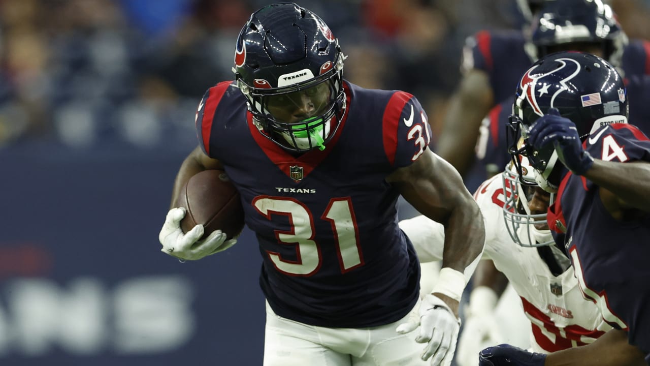 Dameon Pierce on reviving Texans dormant run game: 'Starts with our  mentality, be deliberate, we've made great strides'