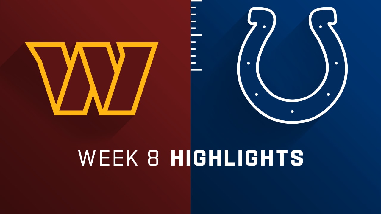 Washington Commanders vs. Indianapolis Colts highlights Week 8
