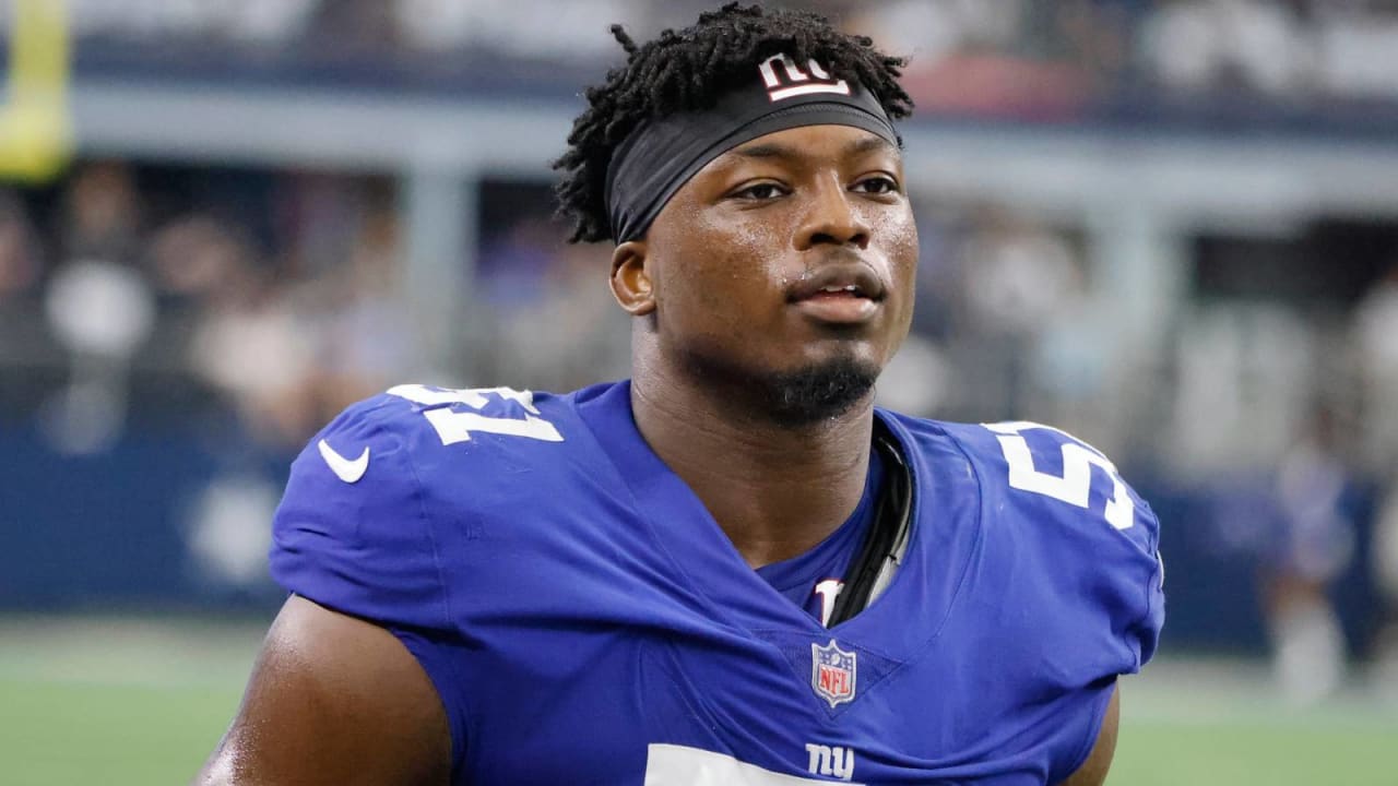 Giants reveal jersey number for former UGA football OLB Azeez Ojulari