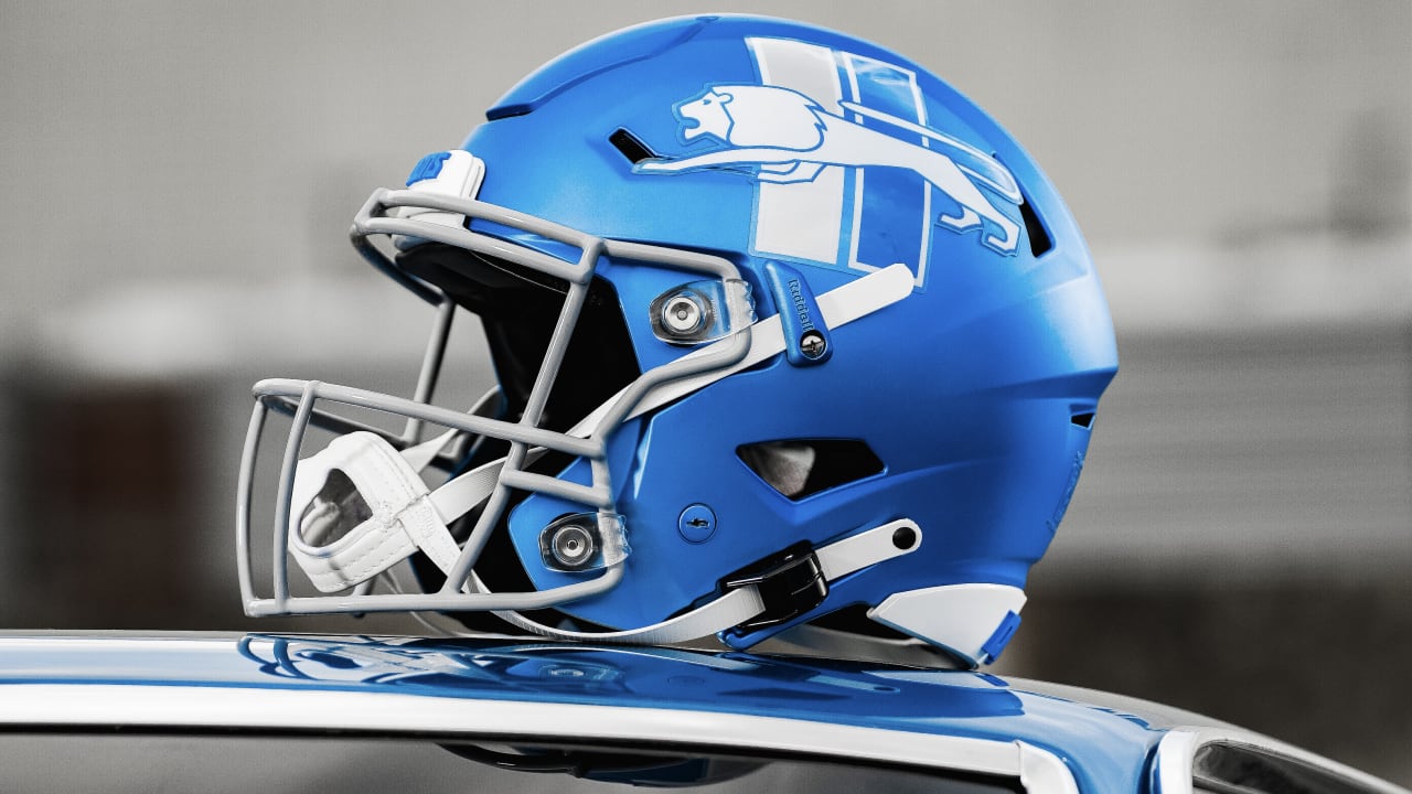 Detroit Lions unveil alternate helmet