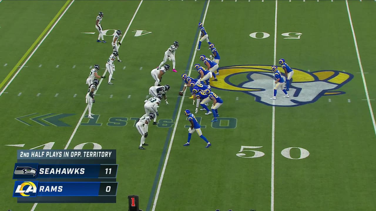 Los Angeles Rams wide receiver Van Jefferson breaks free from Tariq ...