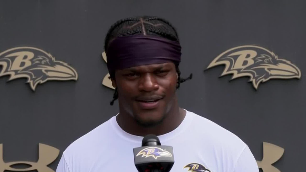 Baltimore Ravens quarterback Lamar Jackson: 'Still negotiating' a
