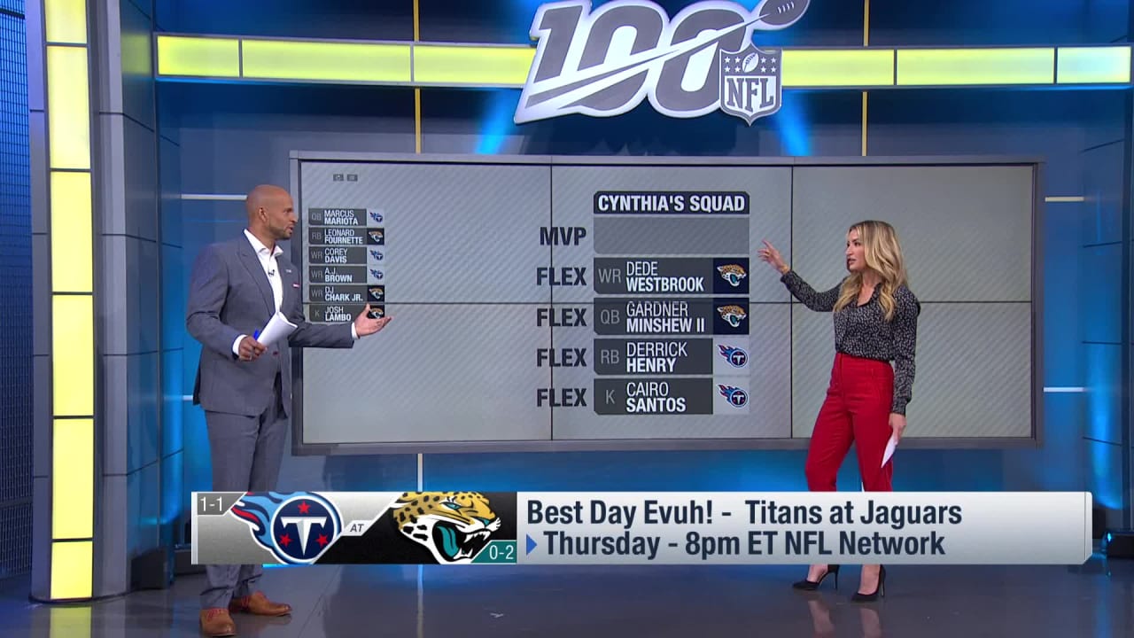 Top 5 fantasy players from Titans-Jaguars on 'Thursday Night